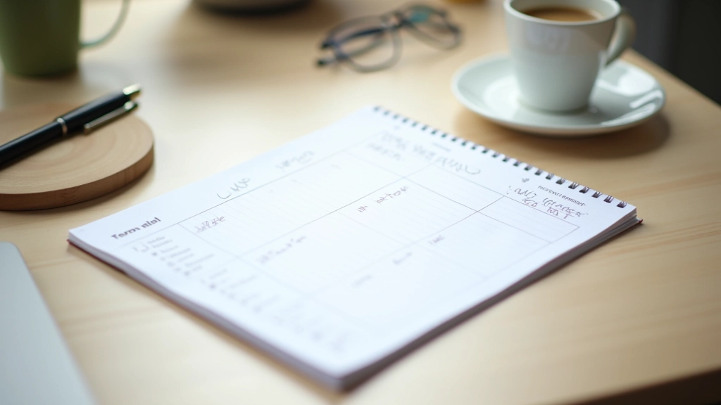 Weekly planner and habit tracking sheet with handwritten notes and checkmarks